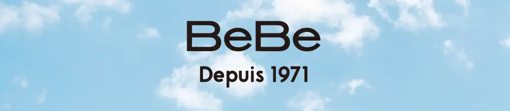 JAL機体のデザインとBeBeロゴのイラスト