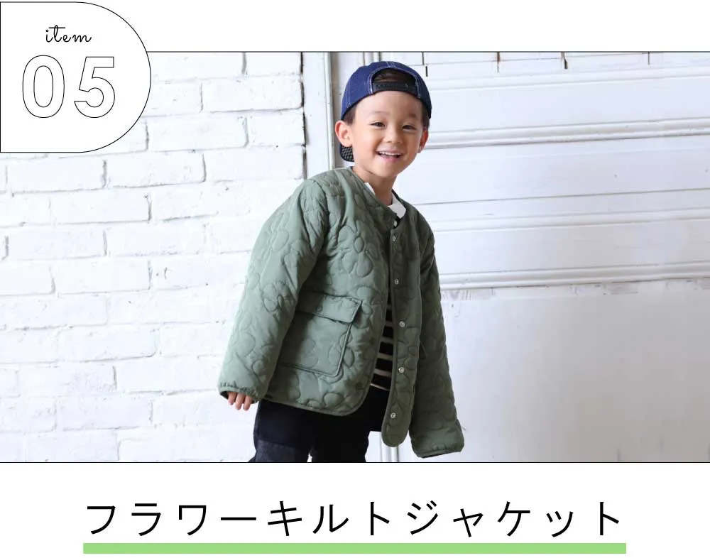 フラワーキルトジャケット
