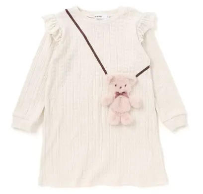 うたちゃん着用アイテム:くま耳フード付きアウター(ホワイト)商品画像