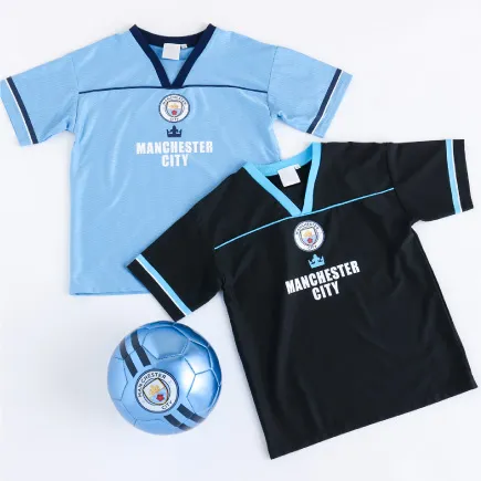 マンチェスター・シティFCメッシュVネックTシャツの商品画像