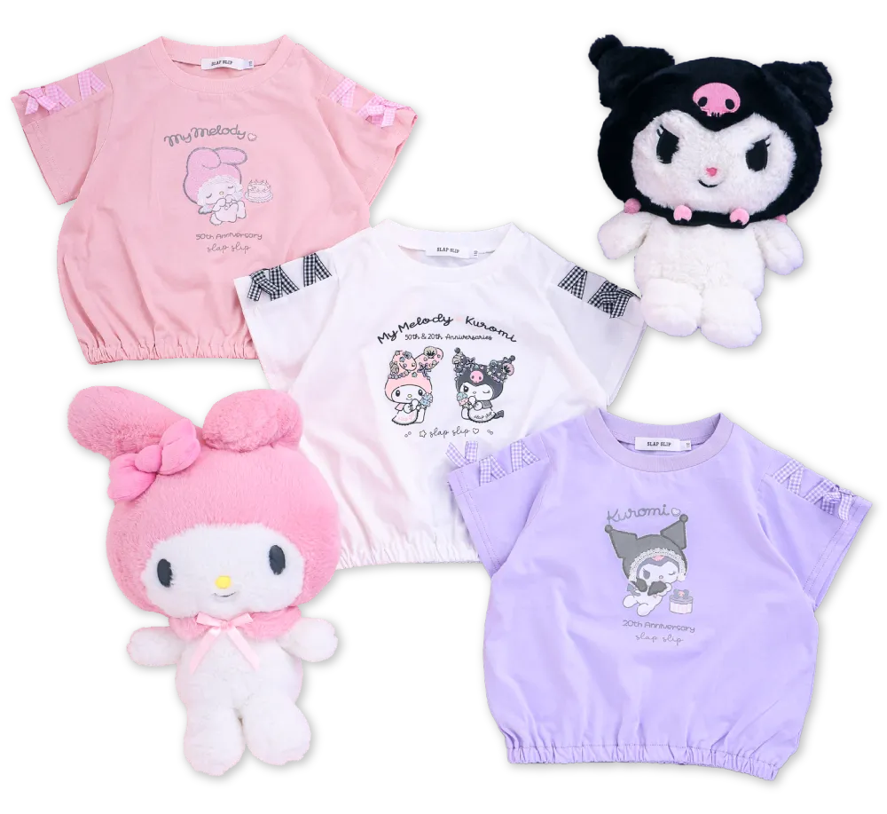 マイメロディ＆クロミTシャツ