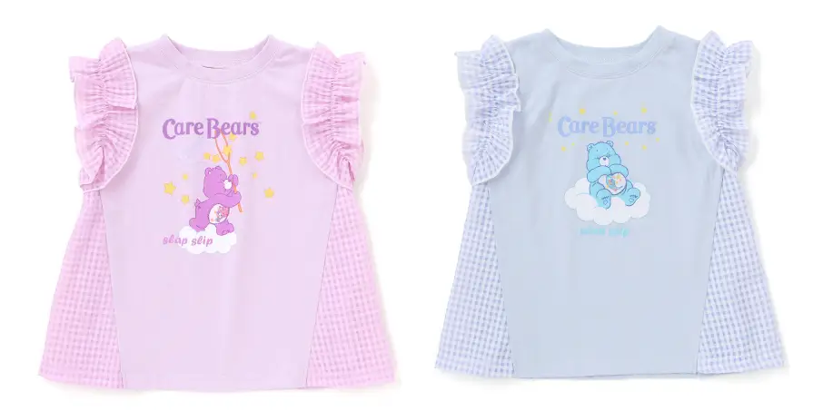 SLAP SLIP（スラップスリップ）ケアベアコラボ：プリントTシャツ（ベビーサイズ）の全体像