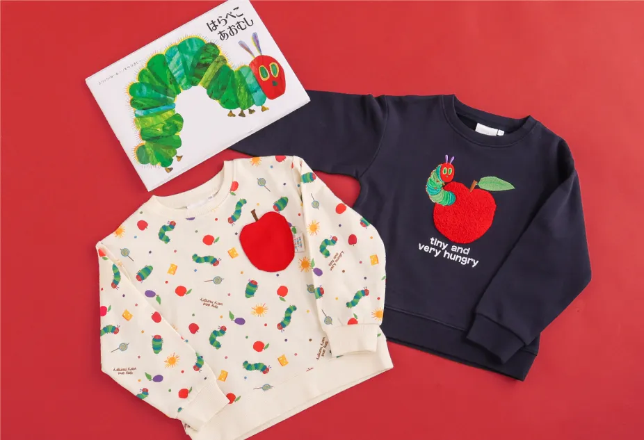 SLAP SLIP×人気絵本コラボ服！「はらぺこあおむし」など3作のモチーフ