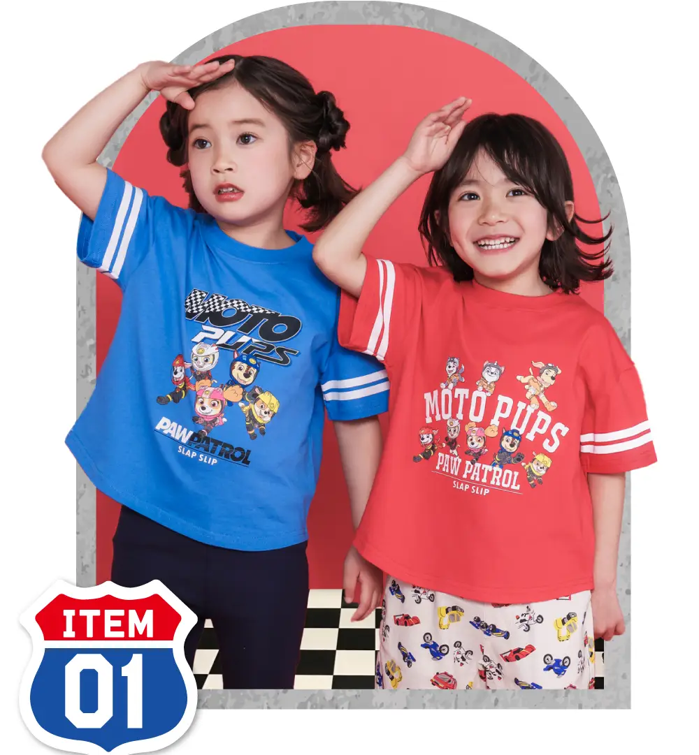 パウ・パトロール モーター・パウ半袖Tシャツ 詳細1
