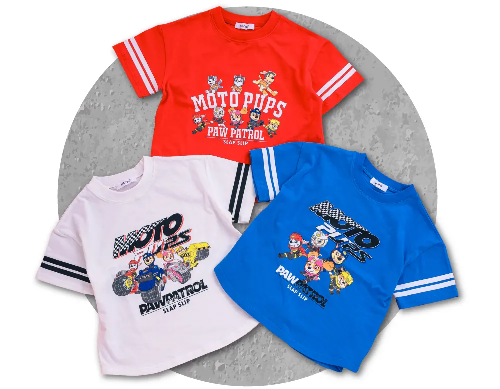 パウ・パトロール モーター・パウ半袖Tシャツ デザイン