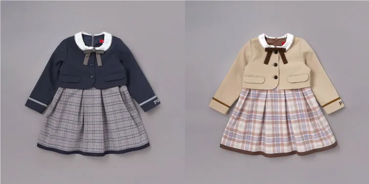 SLAP SLIP×POLO BCS セレモニー服の男女キッズモデル集合写真