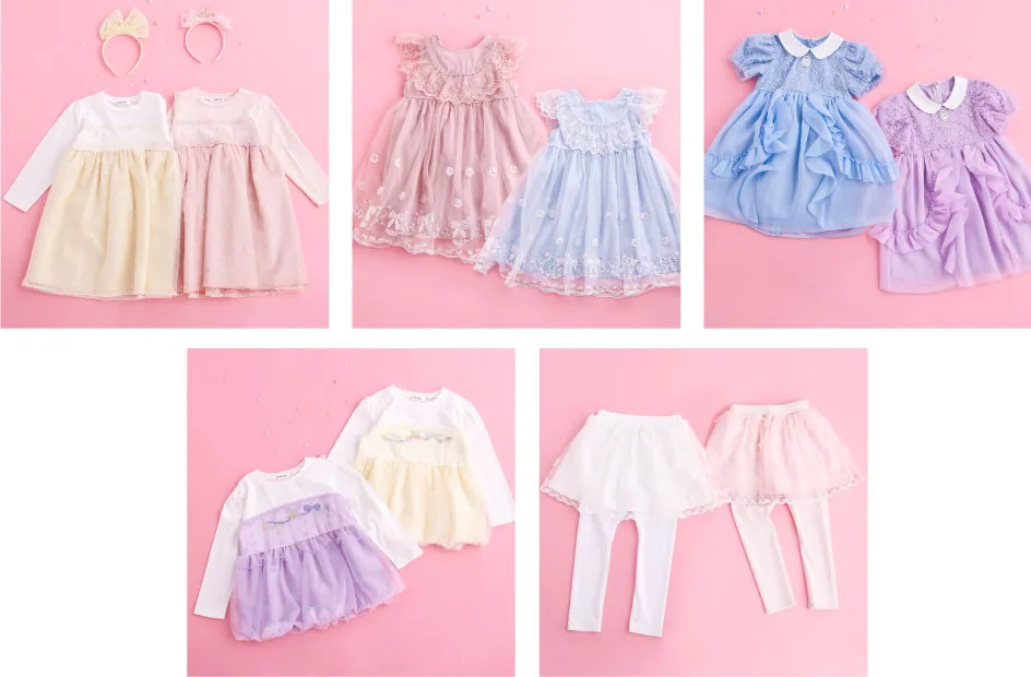 あこがれのプリンセスに変身できるキッズウェアコレクション