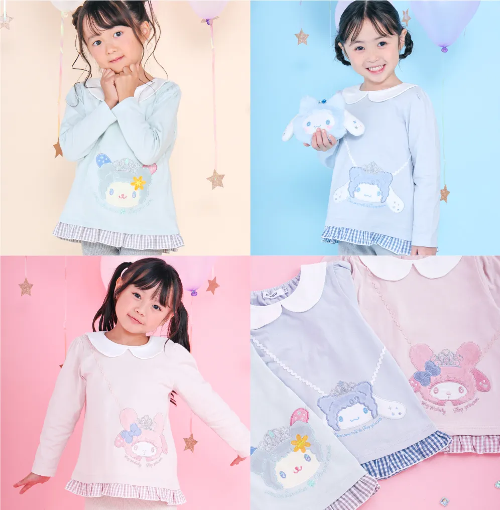ポシェット風襟付きTシャツのデザイン詳細