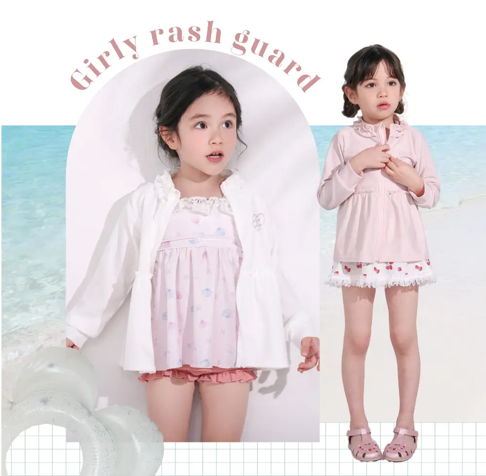 Girly rash guard