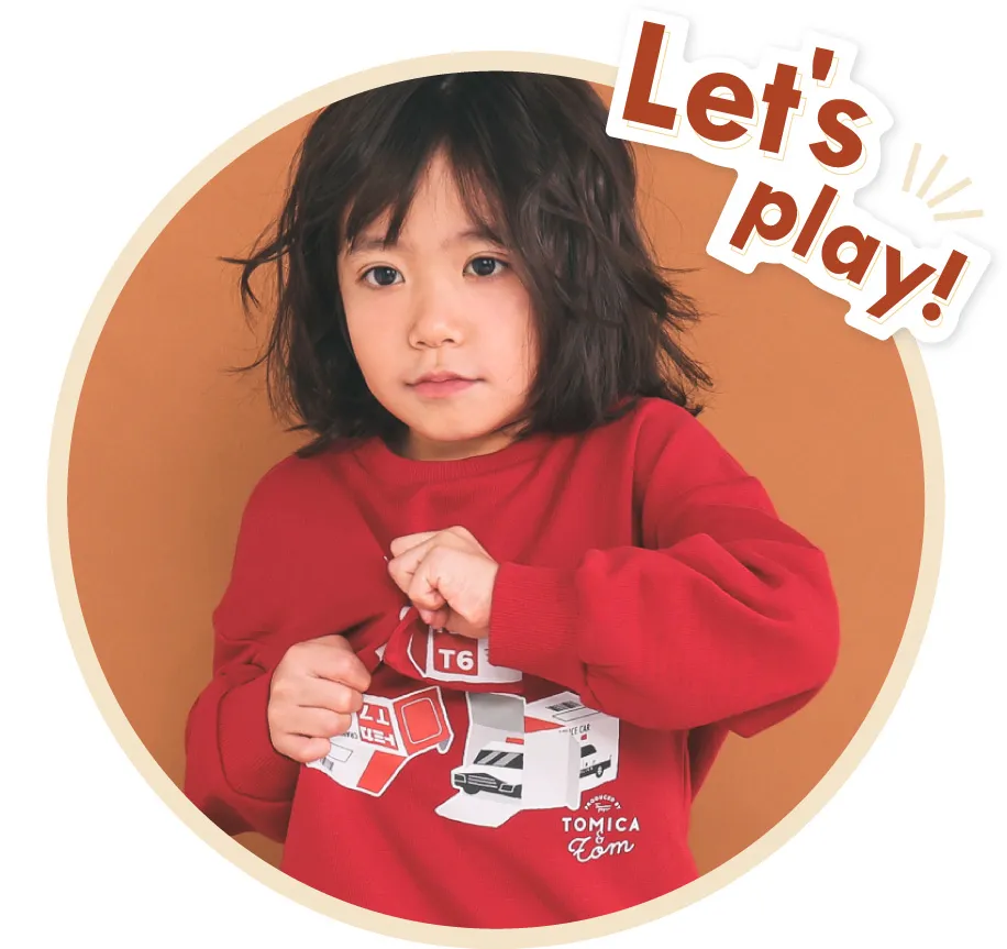 とむとむページ つむぱぱ「トミカとトム」アイテム登場☆｜ 子供服のBEBEMALL（べべ