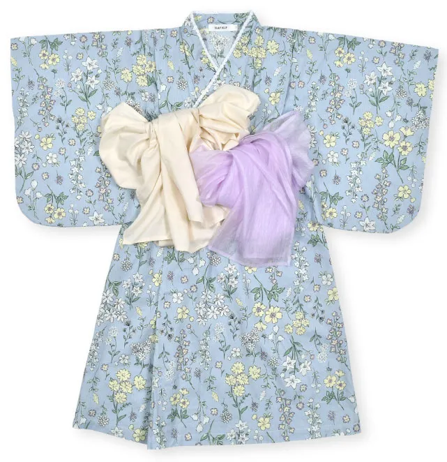 お花柄ゆかた