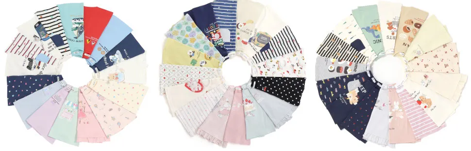 スララク 防汚加工シリーズ：Tシャツ、パンツ、パジャマなど通園通学に最適なラインナップ