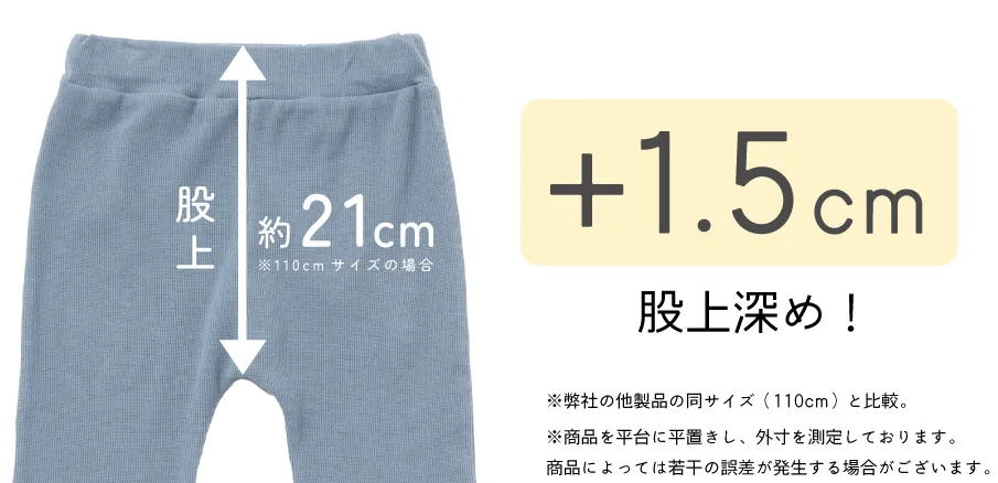 股上深め