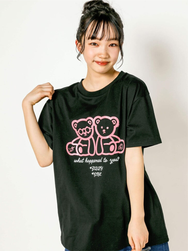 ラメクマTシャツ