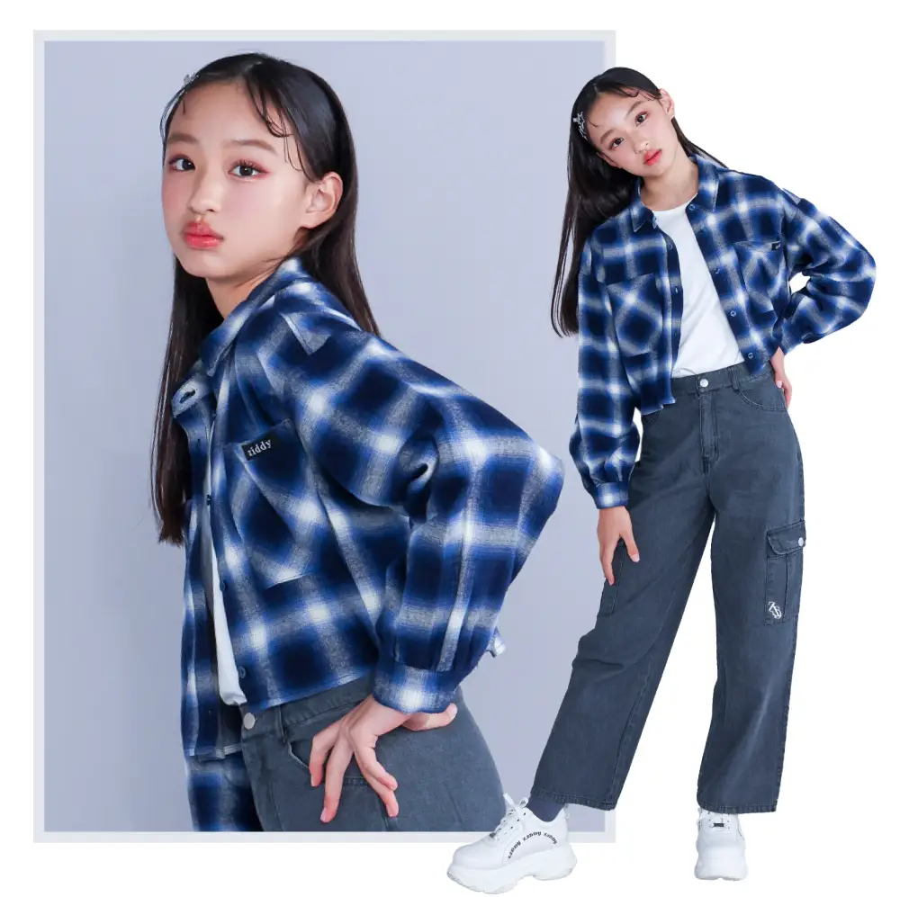チェックシャツ