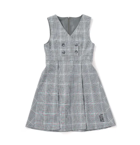 ZIDDY 卒服 ジャンパースカート 黒 プリーツ 6,930円