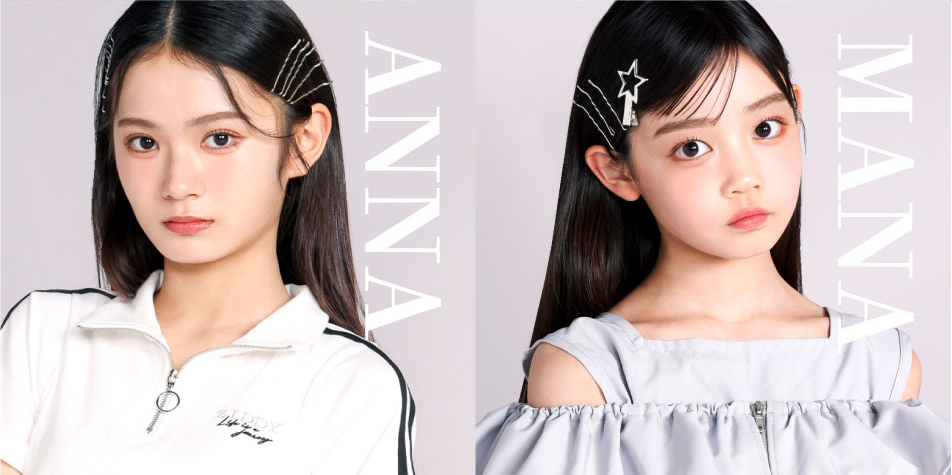 ZIDDYモデルあんなさんとまなさんのプロフィール画像